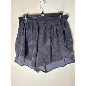 Lululemon Black Camo Shorts Sz 14